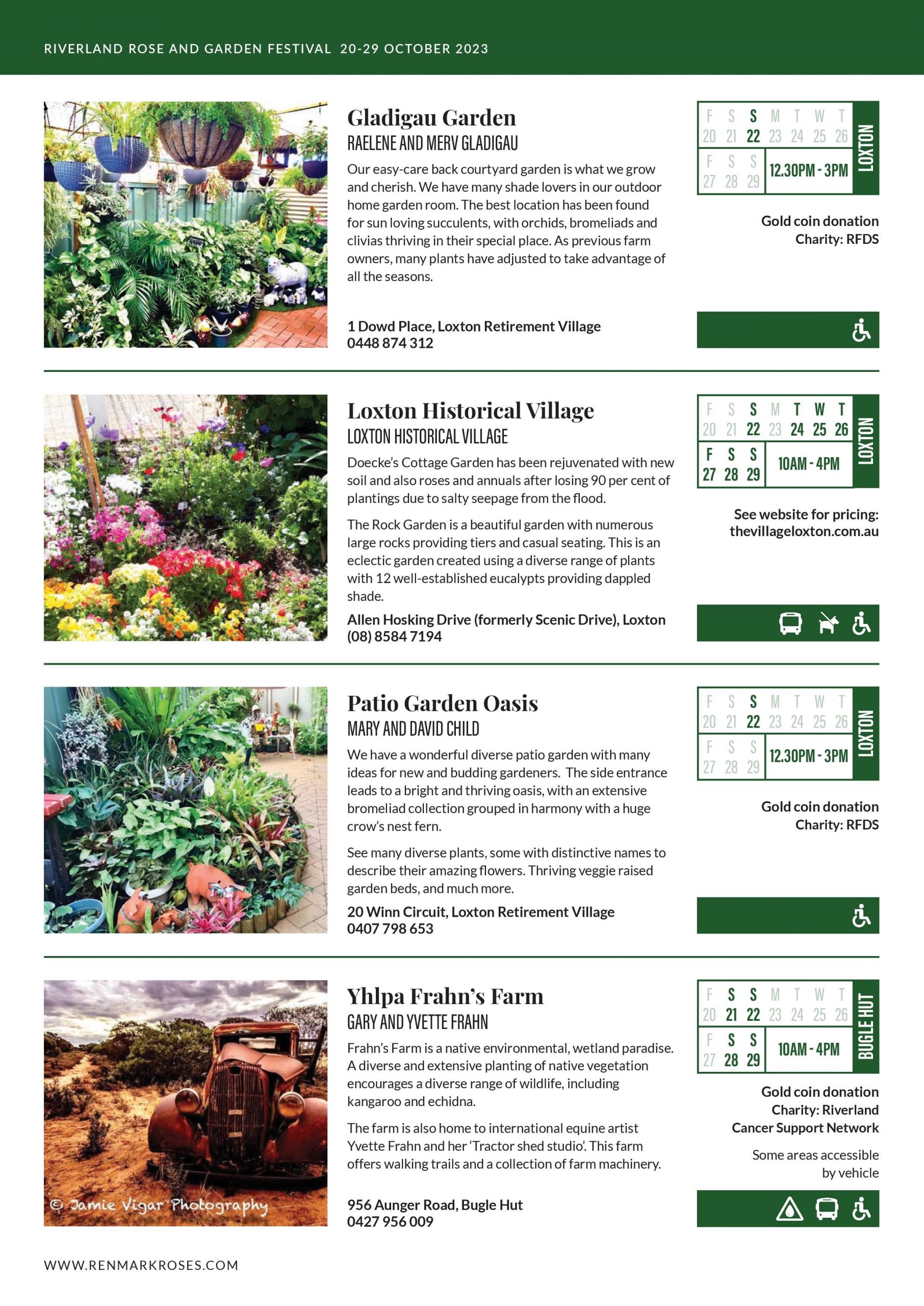 Open Gardens Riverland Rose and Garden Festival