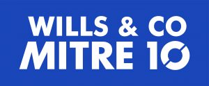 WILLS & CO MITRE 10 LOGO_BLUE STACKED